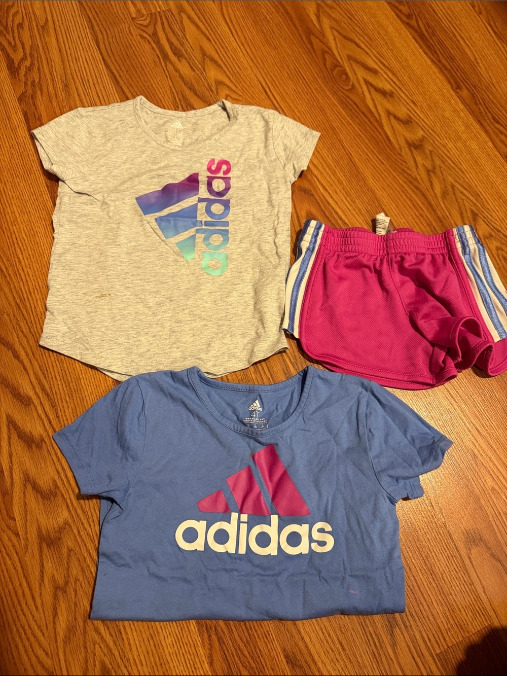 Toddler girl adidas outfit